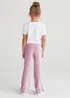 Girls Purple Velour Joggers (4-13yrs) - Age 4 Years Image 6
