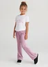 Girls Purple Velour Joggers (4-13yrs) - Age 4 Years Image 5