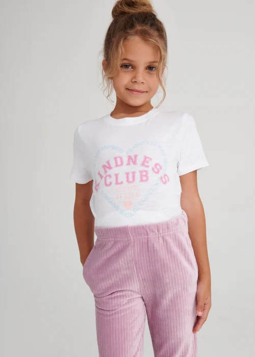 Girls Purple Velour Joggers (4-13yrs) - Age 4 Years Image 4