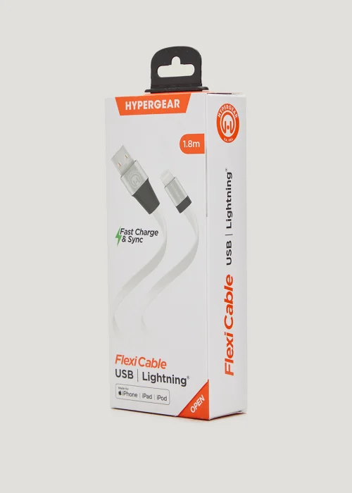 Hypergear Lightning Flexi Cable - White Image 3