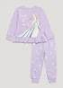 Girls Lilac Ombre Frozen Pyjama Set (2-9yrs) - Age 2 - 3 Years Image 1