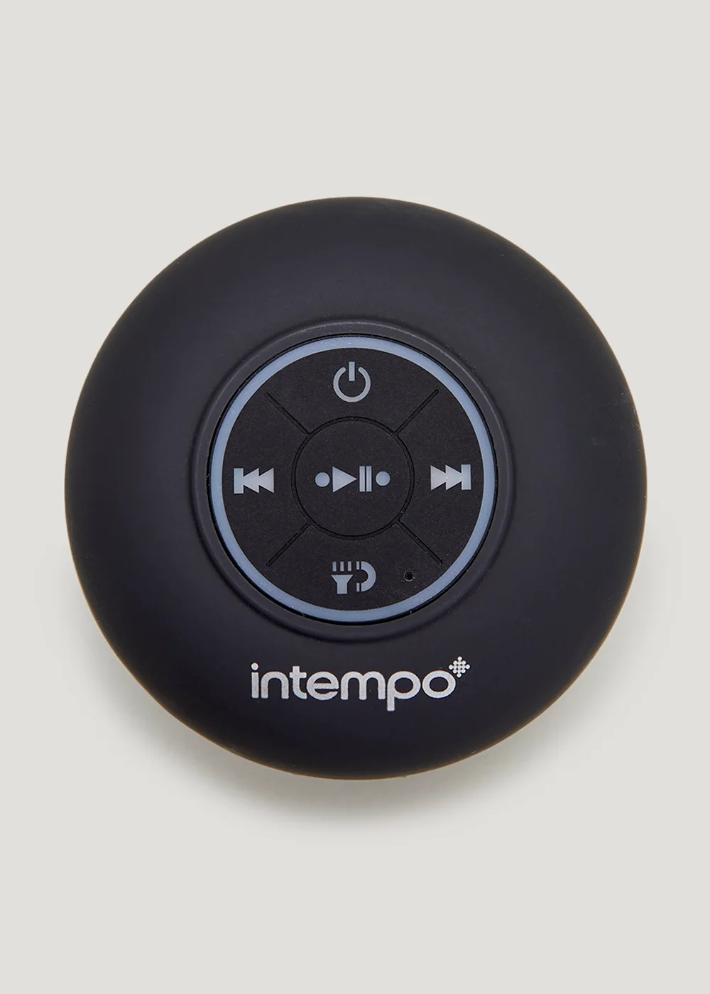 intempo Black Light Up Shower Speaker Image 1
