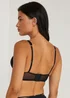 Black Strappy Bustier Bra - 32A Image 4
