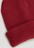 Red Essential Beanie Hat - One Size Image 2