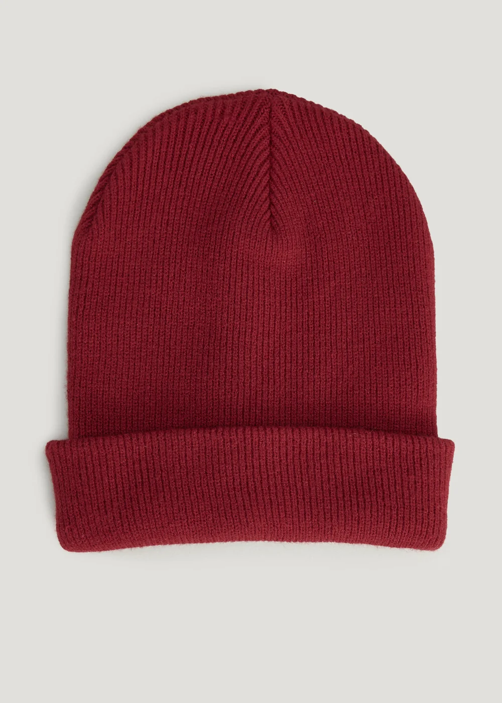 Red Essential Beanie Hat - One Size Image 1