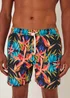 Bright Floral Swim Shorts - Small Image 3