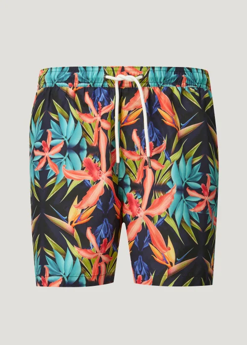 Bright Floral Swim Shorts - Small Image 4