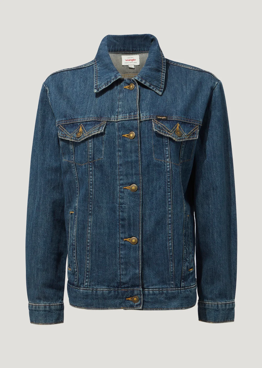 Wrangler Blue Denim Jacket - S Image 4