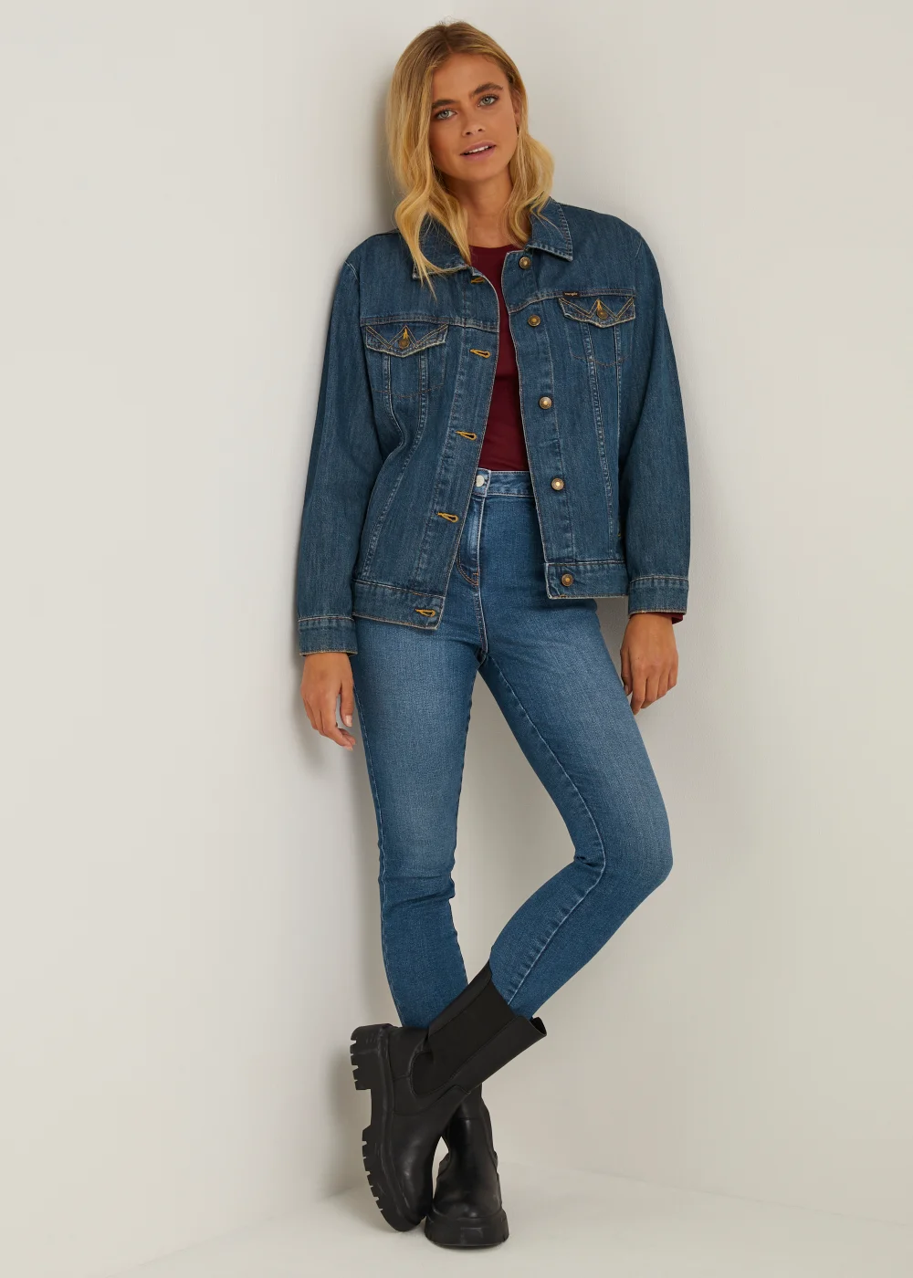 Wrangler Blue Denim Jacket - S Image 5