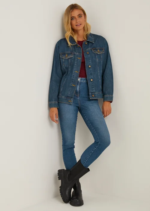 Wrangler Blue Denim Jacket - S Image 5