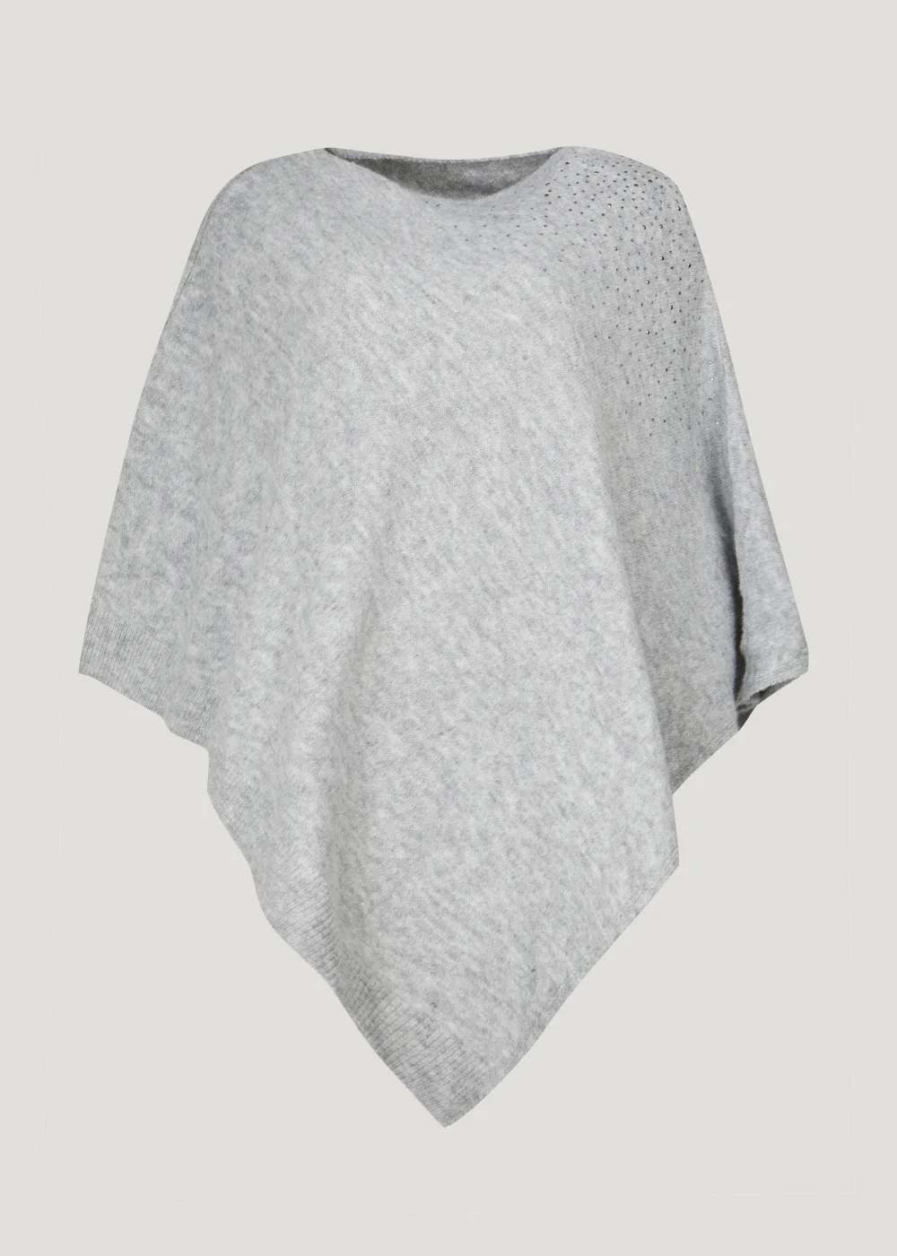 Grey Heatseal Poncho - One Size Image 1