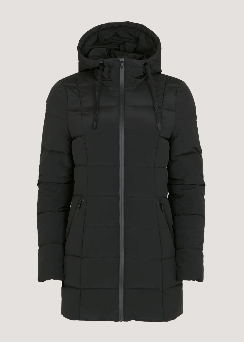 Black Short Padded Coat - 8 Image 2