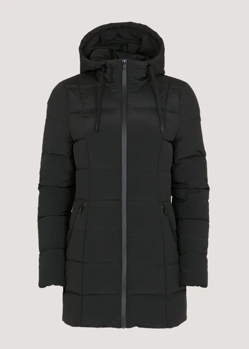 Black Short Padded Coat - 8 Image 2