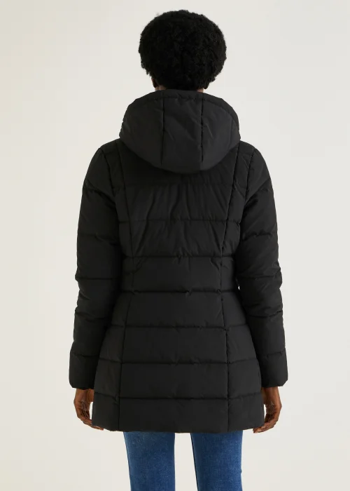 Black Short Padded Coat - 8 Image 3