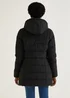 Black Short Padded Coat - 8 Image 3