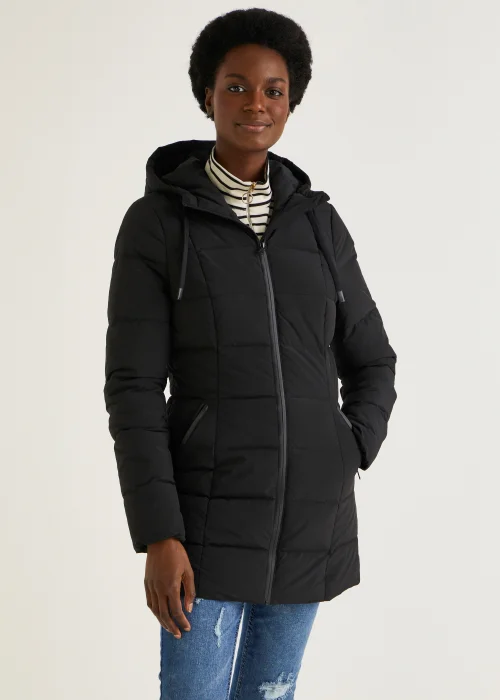 Black Short Padded Coat - 8 Image 1