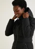 Black Short Padded Coat - 8 Image 5