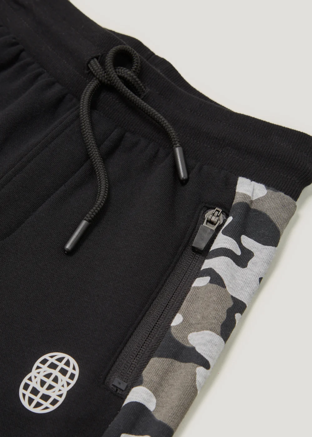 Boys Black Camo Joggers (4-13yrs) - Age 7 Years Image 2