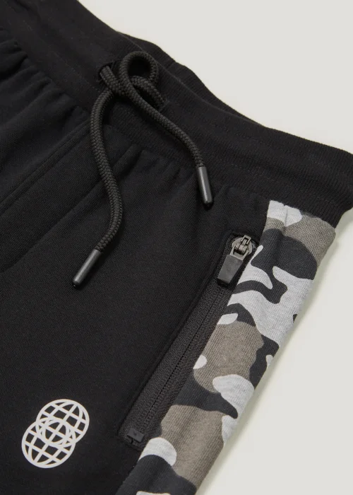 Boys Black Camo Joggers (4-13yrs) - Age 7 Years Image 2