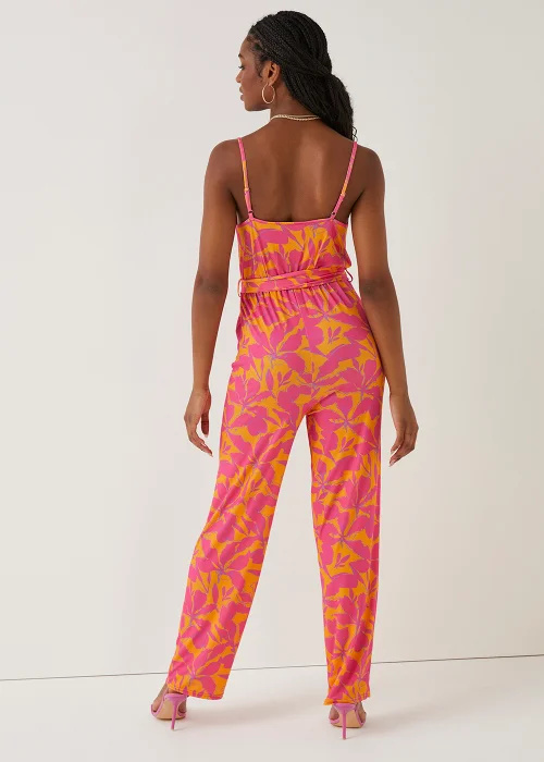 Be Beau Pink Floral Jumpsuit - 6 Image 6