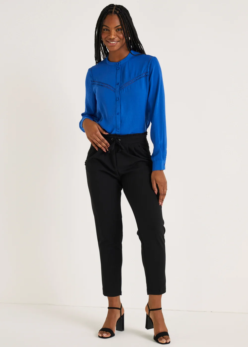JDY Catia Black Trousers - 2XL Image 1