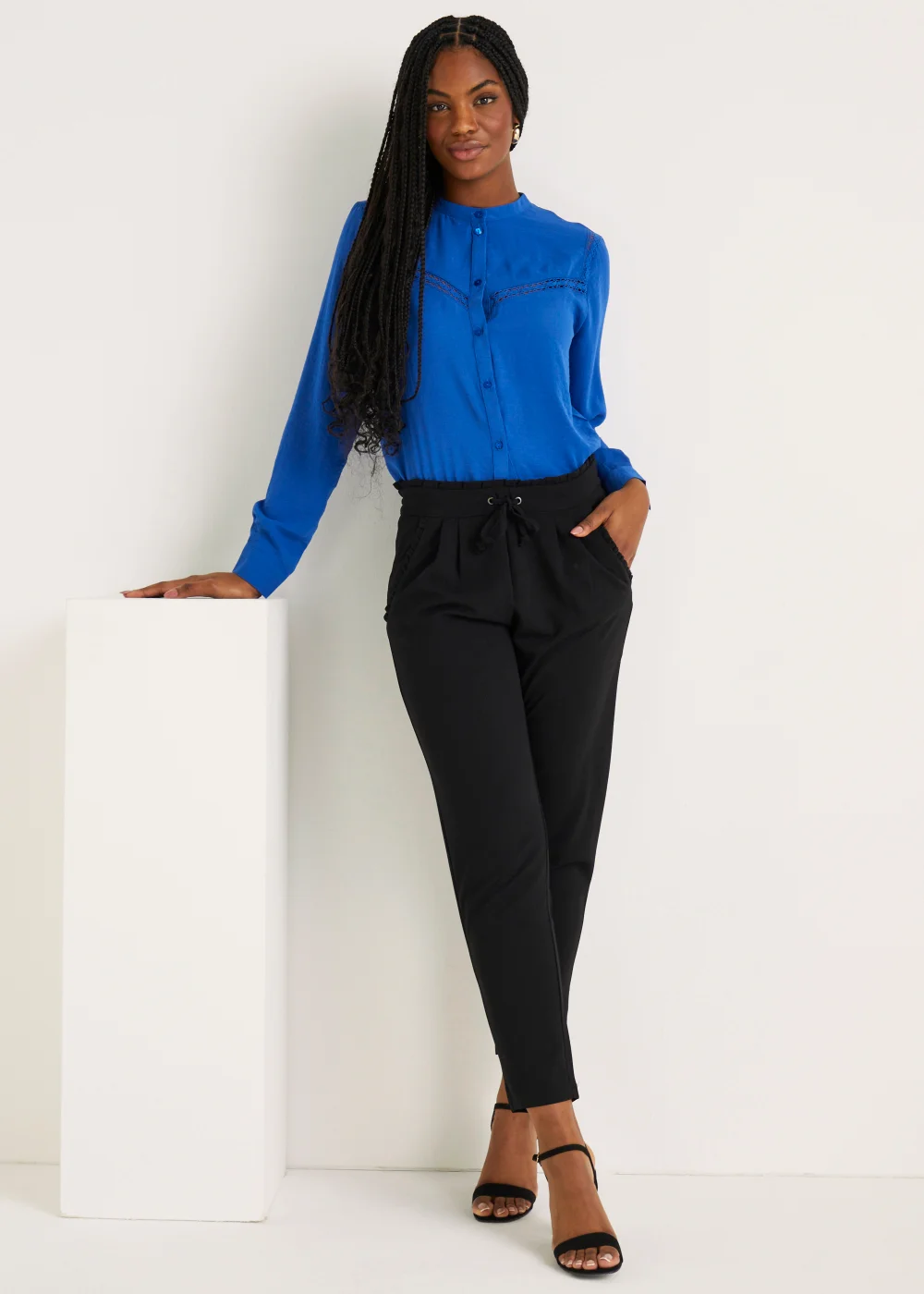 JDY Catia Black Trousers - 2XL Image 3
