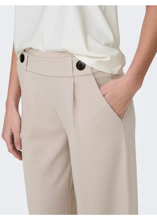 JDY Geggo Beige Trousers - 2XL Image 3