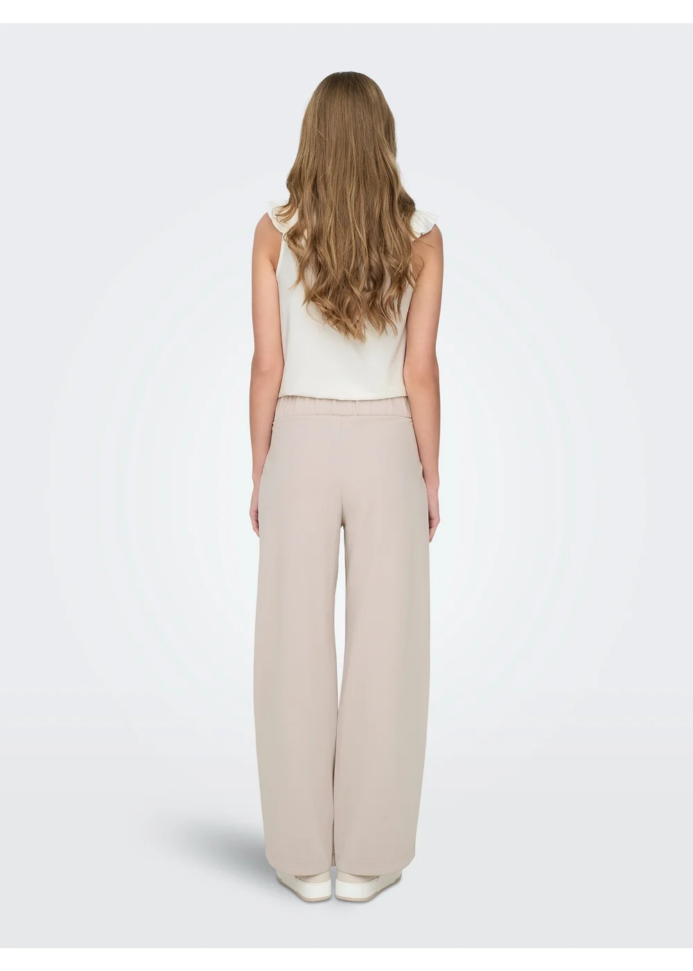 JDY Geggo Beige Trousers - 2XL Image 2