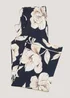 Navy Floral Pyjama Bottoms - Extra small Image 4