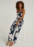 Navy Floral Pyjama Bottoms - Extra small Image 3