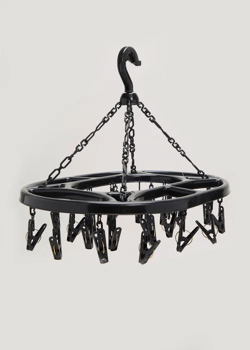 Black Hangable Sock Dryer Image 1