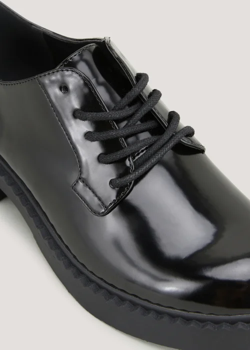 Et Vous Black Derby Shoes - Size 3 Image 2