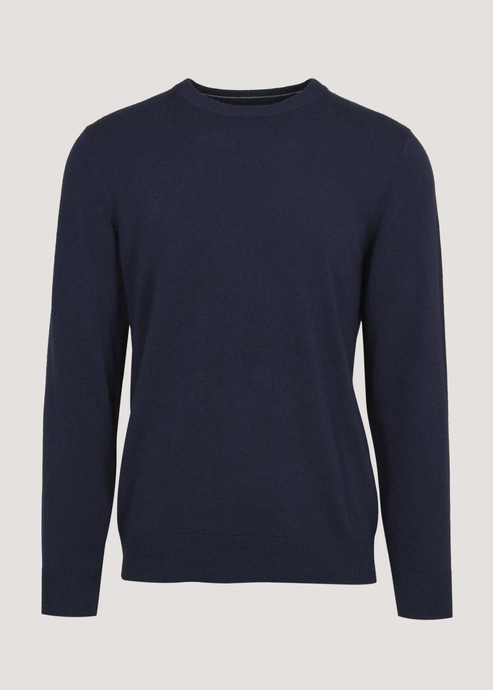 Navy Soft Touch Crew Neck Jumper - Small Image 5