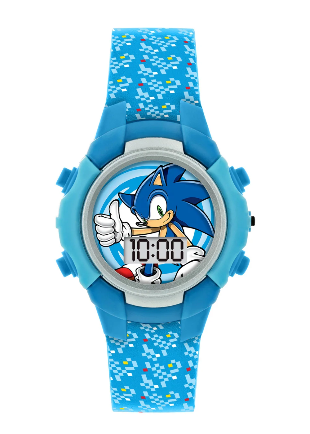 Kids Blue Sonic the Hedgehog Flashing Watch (One Size) - One Size Image 1