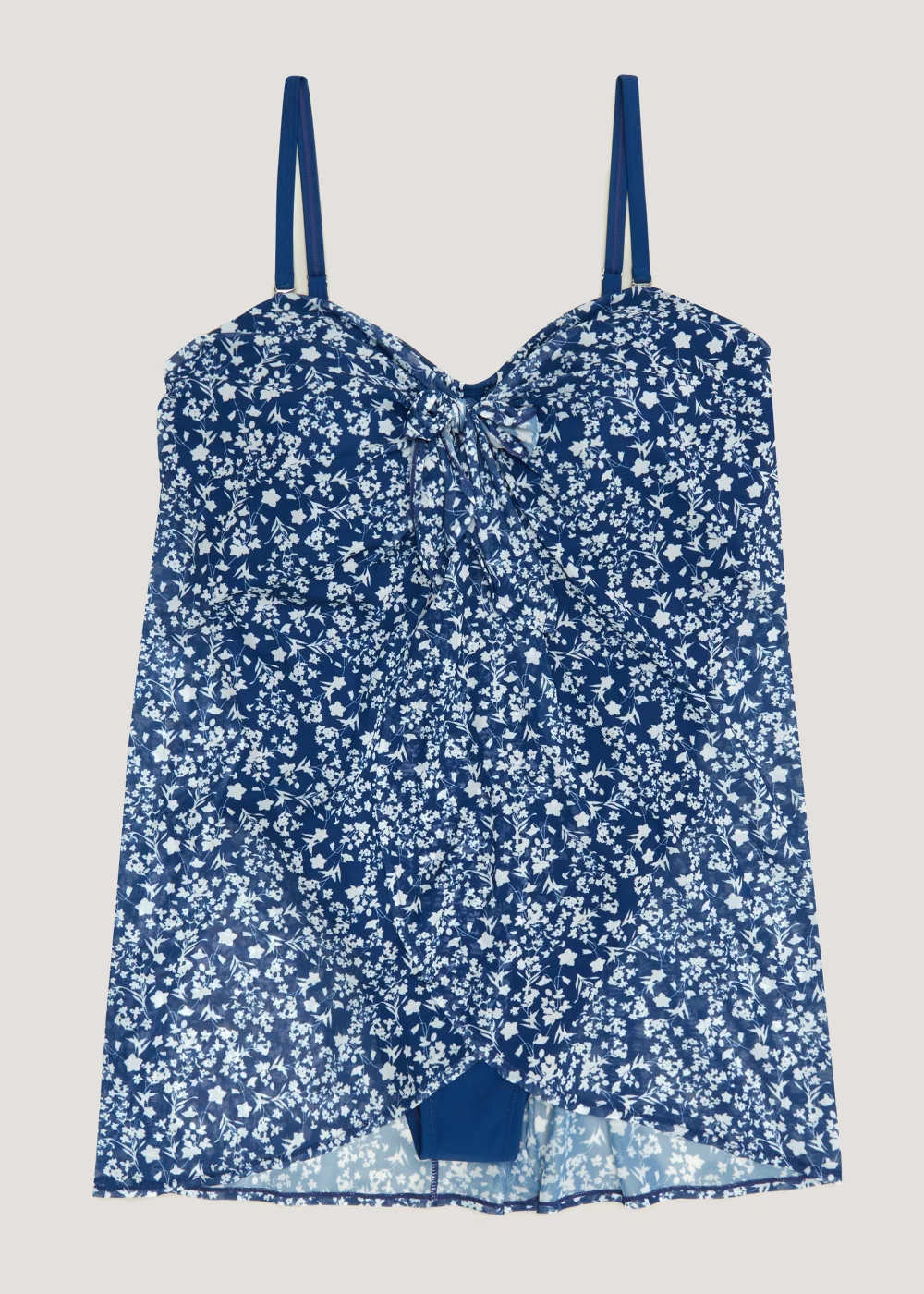 Papaya Curve Navy Tie Front Swim Dress - 22 Image 4