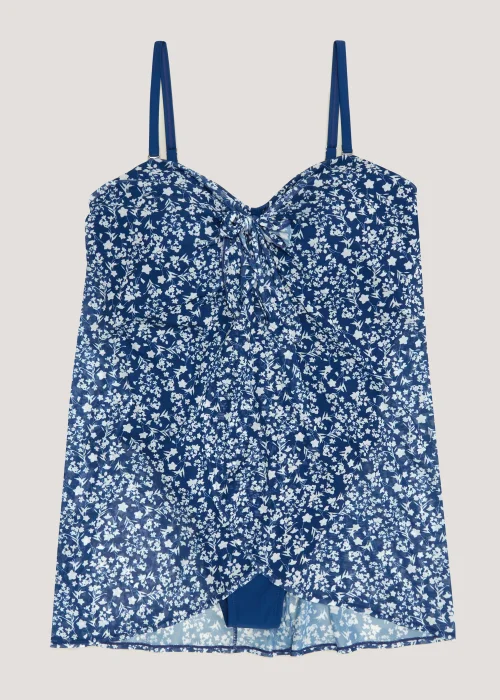 Papaya Curve Navy Tie Front Swim Dress - 22 Image 4
