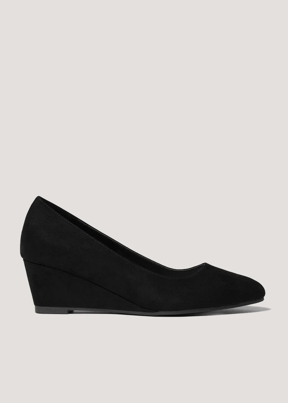 Black Wedge Heels - 3 Image 1