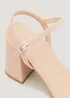 Nude Block Heels - Size 3 Image 2