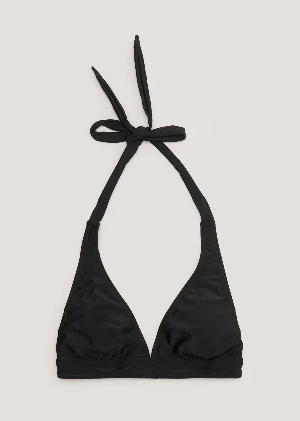 Black Triangle Bikini Top - Size 8 Image 2