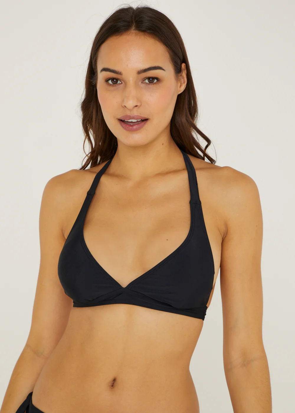 Black Triangle Bikini Top - Size 8 Image 1