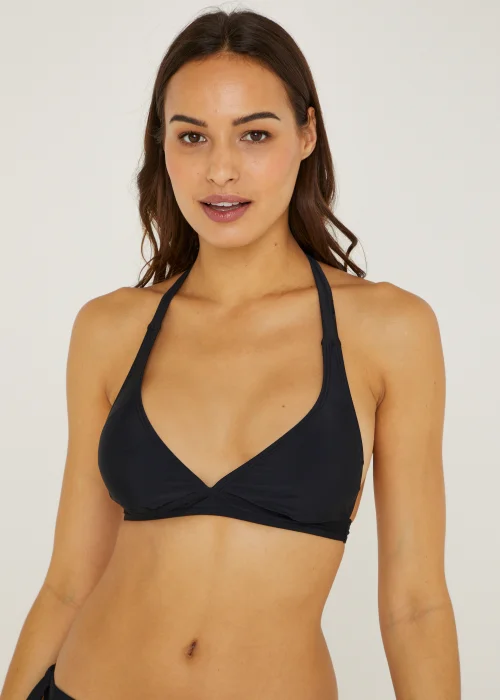 Black Triangle Bikini Top - Size 8 Image 1