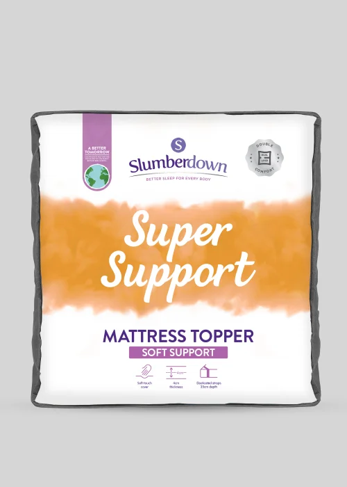 Slumberdown Super Support Mattress Topper - Single Image 1