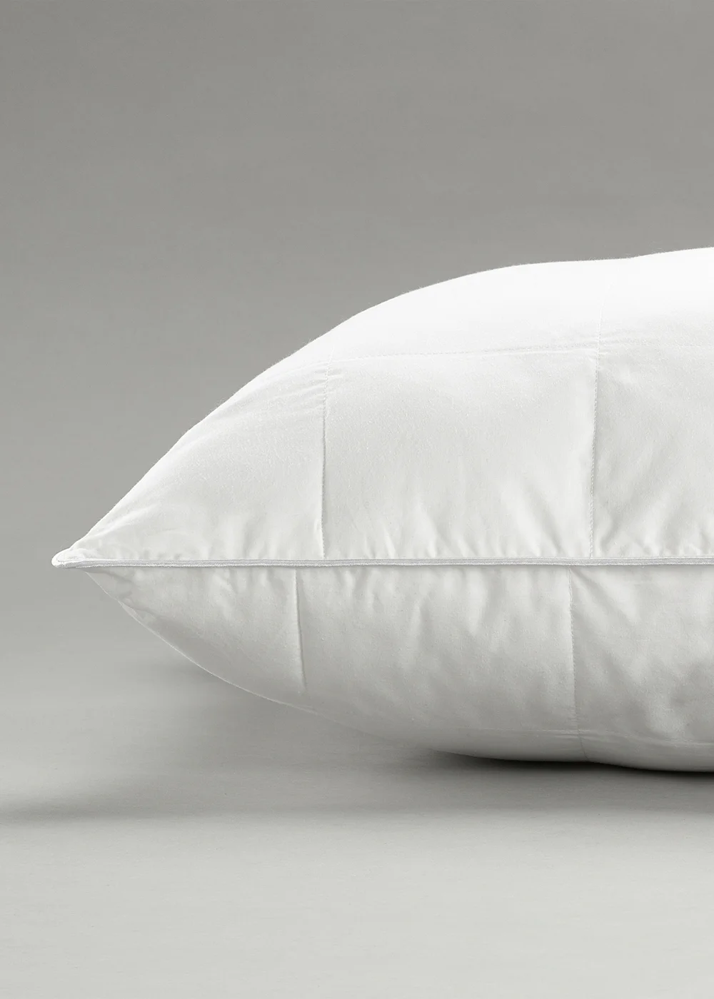 Slumberdown Cotton Touch Quilted Pillow - One Size Image 4