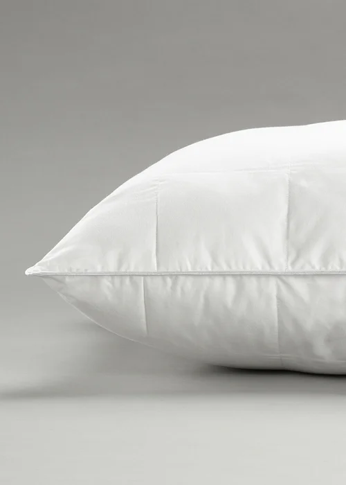 Slumberdown Cotton Touch Quilted Pillow - One Size Image 4