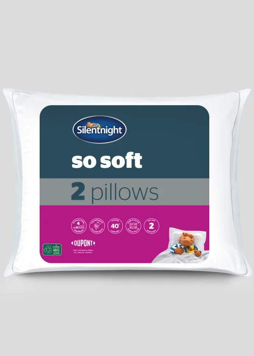 Silentnight So Soft Pillow Pair - One Size Image 1