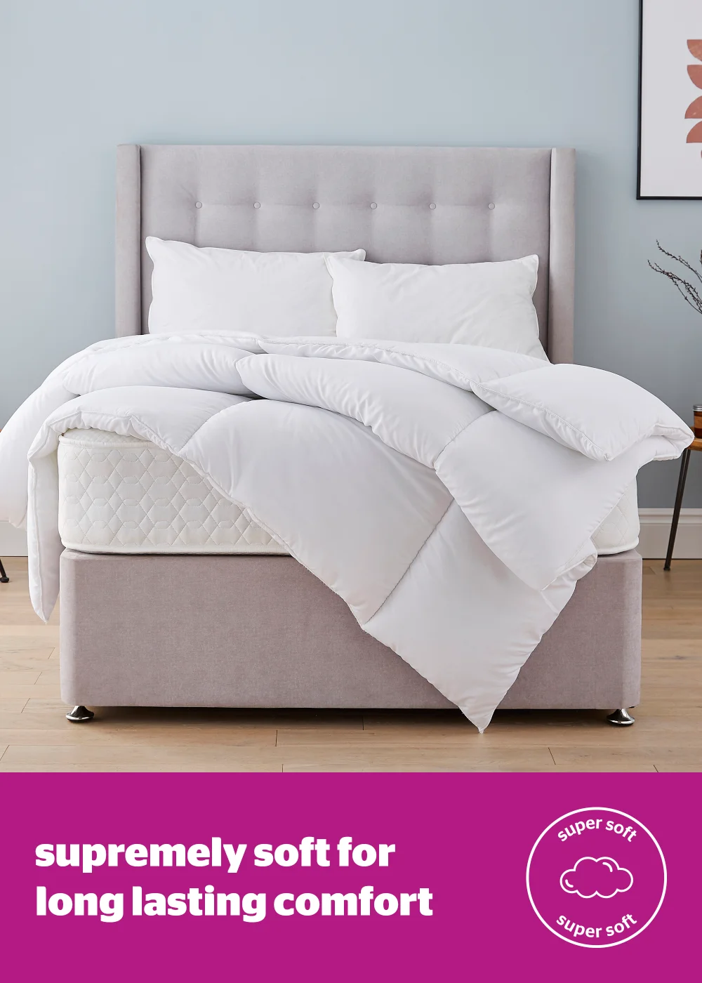 Silentnight So Soft Tog Duvet Cover (10.5 Tog) - Single Image 2
