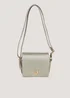 Silver Mini Lock Crossbody Bag - One Size Image 3