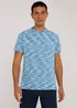 Souluxe Cobalt Blue Space Dye Sports T-Shirt - Small Image 1