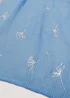 Blue Dandelion Crinkle Scarf - One Size Image 2