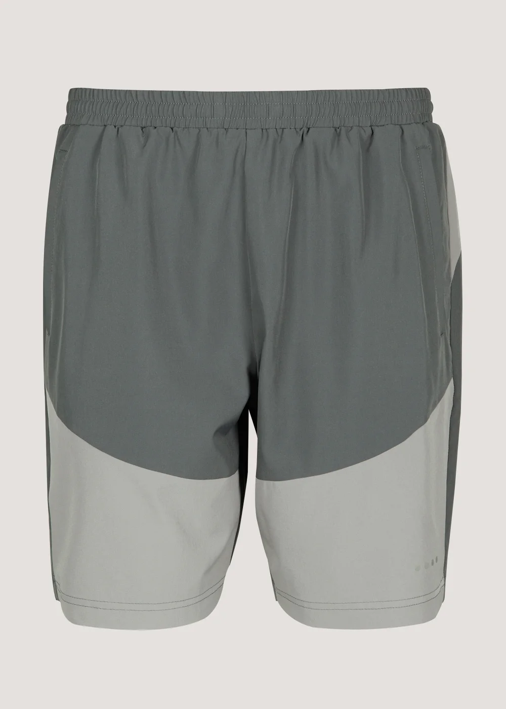 Souluxe Grey Panel Woven Sports Shorts - S Image 4
